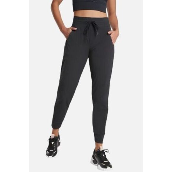 Athleta Joggers Black Trekkie North Pants Size 6 Running‎ Athleisure 405726 - Picture 1 of 7